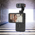 Peining PEI-SK20 câmera de vlog com gimbal integrado
